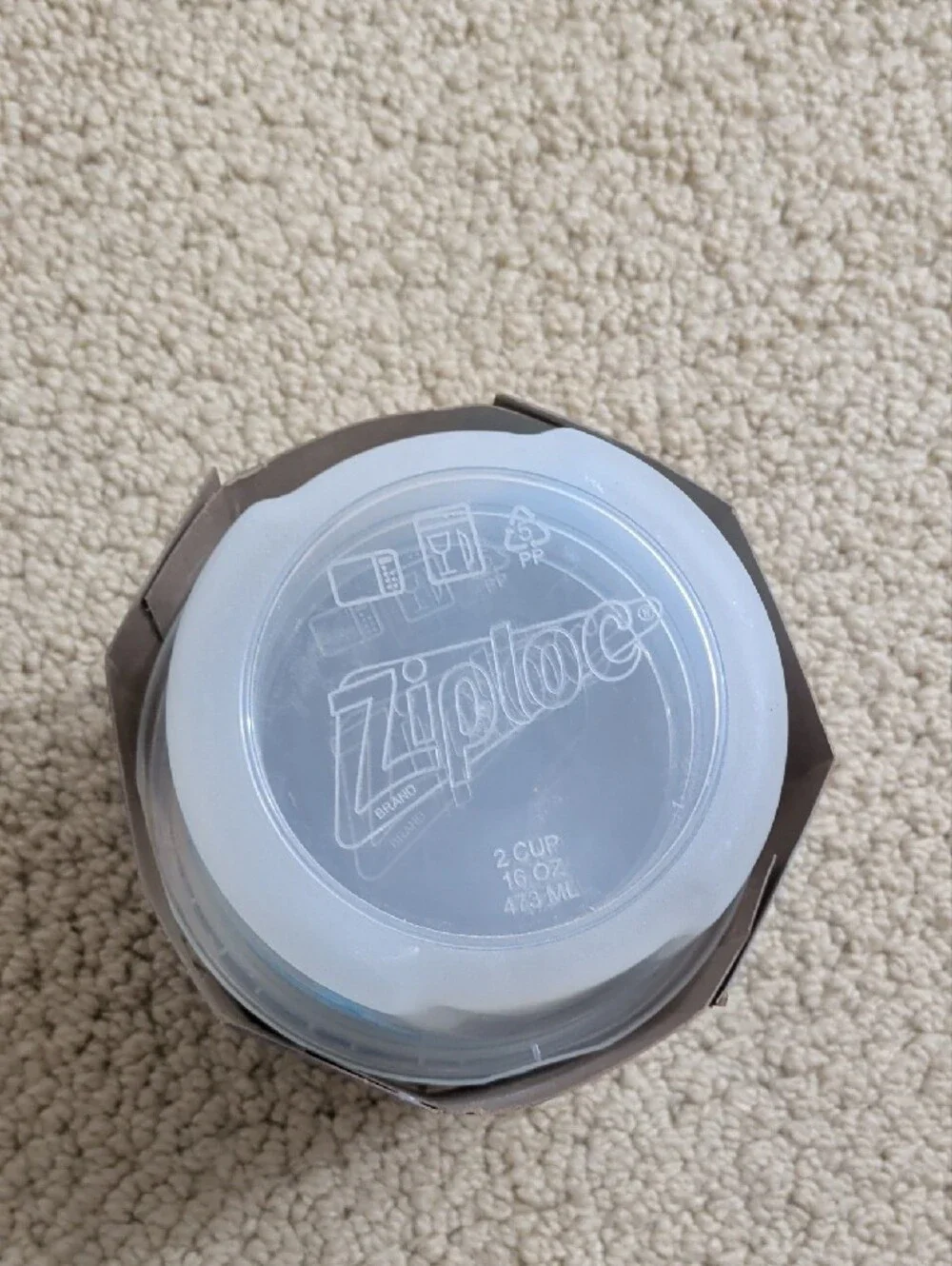Ziploc Avengers Iron Man Small Round Twist 'n Loc Food Container - Blue & Clear
